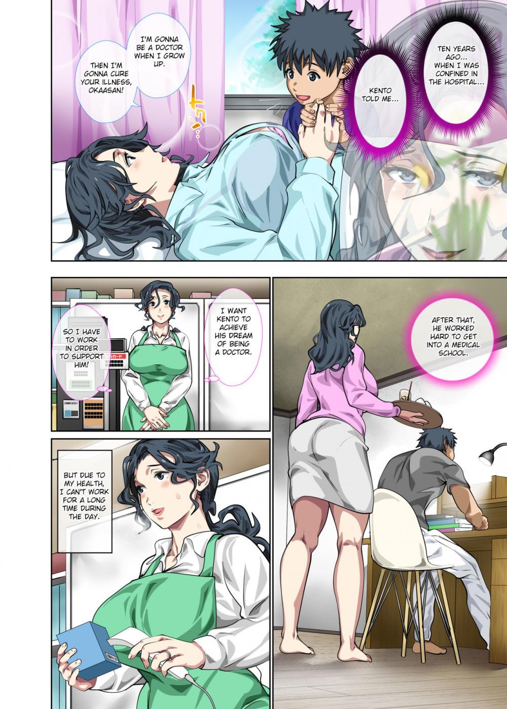 Hentai Manga Comic-A Mother Who May Have a Plain Body But Has Fallen To Adultry-Read-4